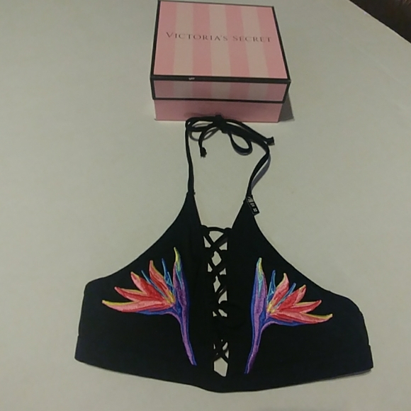 Tropical PINK Victoria's Secret Swim Bikini 👙 Top - Picture 7 of 8